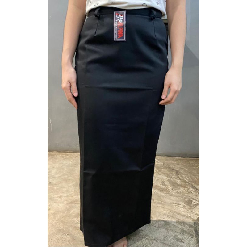 Rok hitam pendek, panjang sekolah / rok kuliah / rok kerja