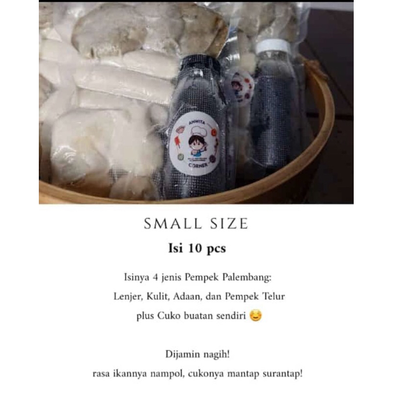 

PEMPEK ANWITA ASLI PALEMBANG SMALL PACK