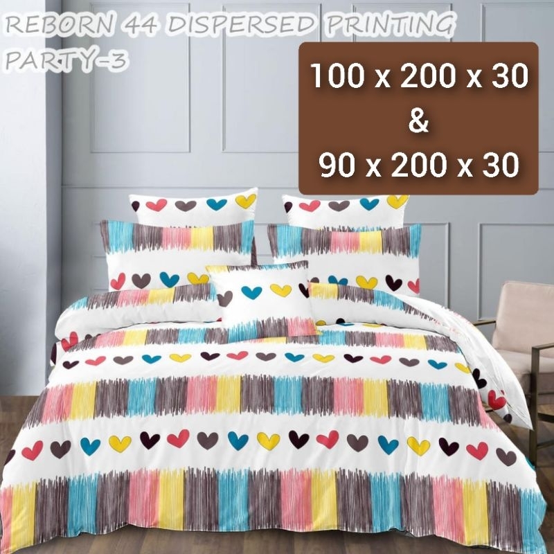 Sprei Single 100 x 200 x 30 dan  90 x 200 x 30 cm