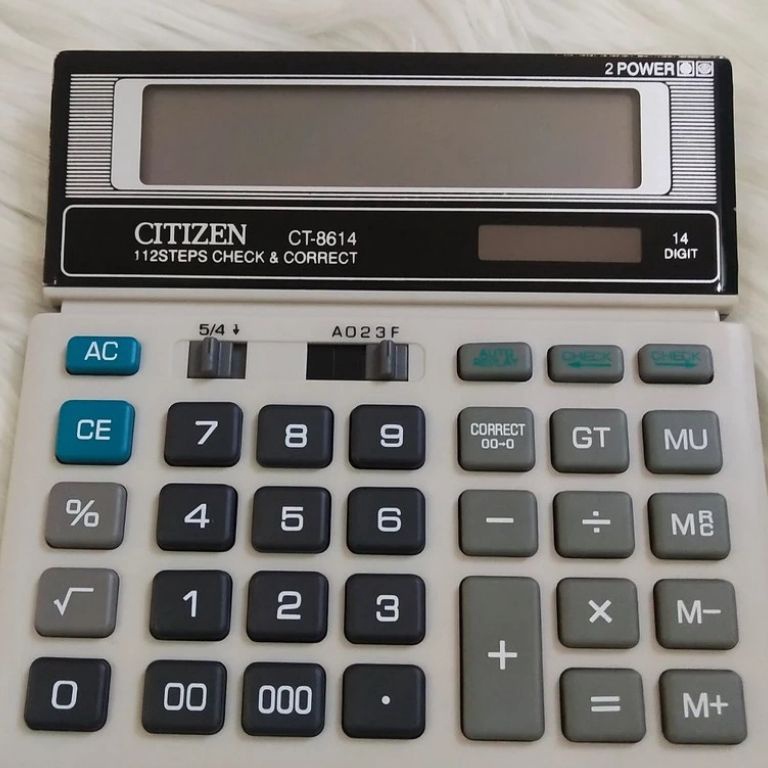 

kalkulator meja dagang 1412 digit citizen ct 8614 sdc868l citizen KODE J1D8