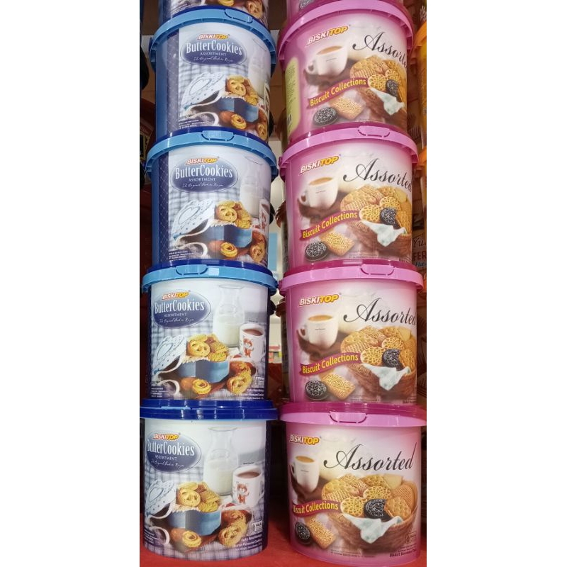 

BISKITOP BUTTER COOKIES / ASSORTED BISCUITS 370 GRAM