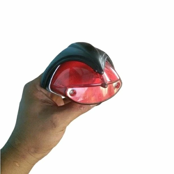Penutup Lampu Belakang Wipac Sepeda Motor Honda CB Custom Aluminium