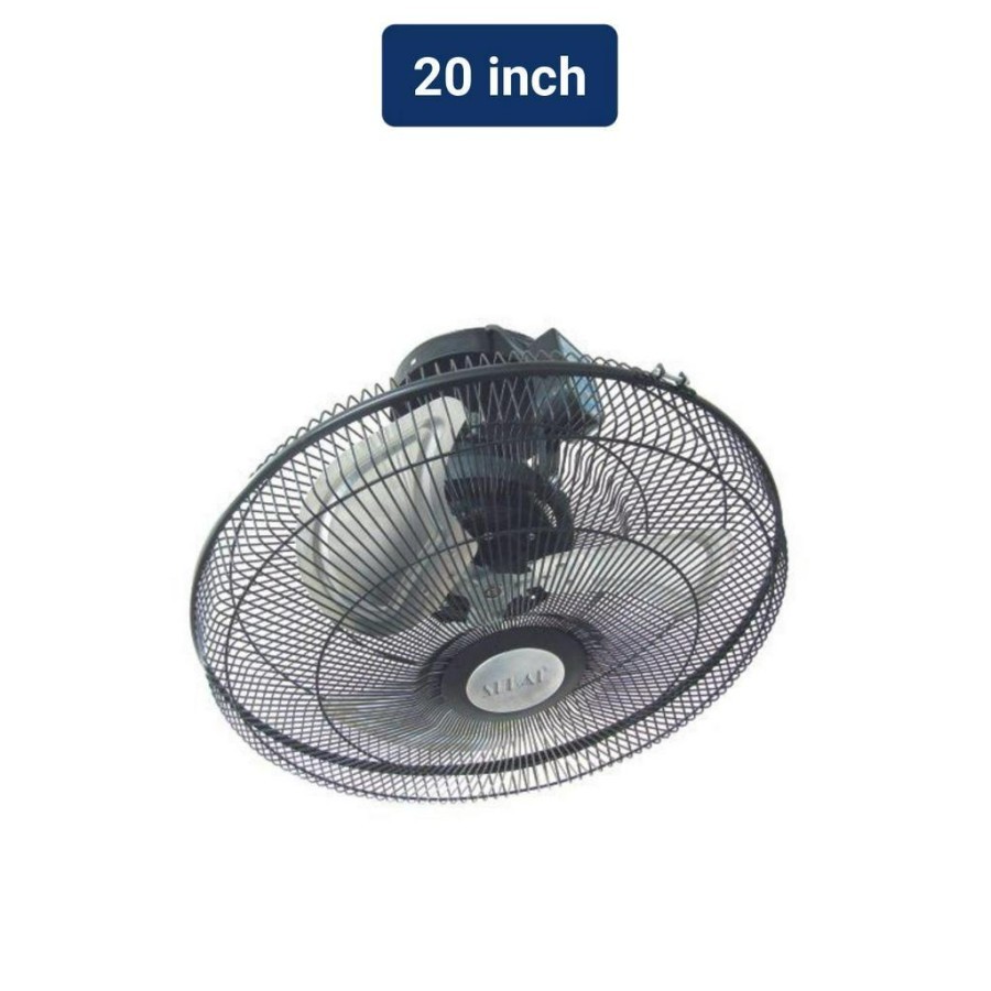 SEKAI Kipas Angin Orbit + Remote COF 2062 R Baling Besi Auto Fan 20 Inch 2062R