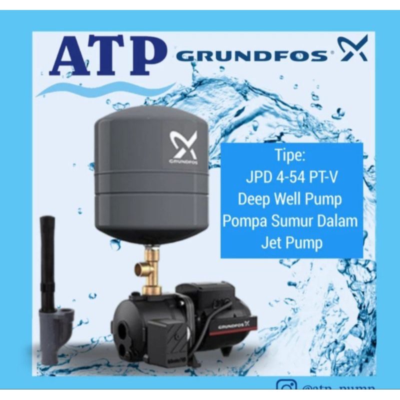 GRundfos Jet Pump - Pompa sumur dalam JPD 4-54
