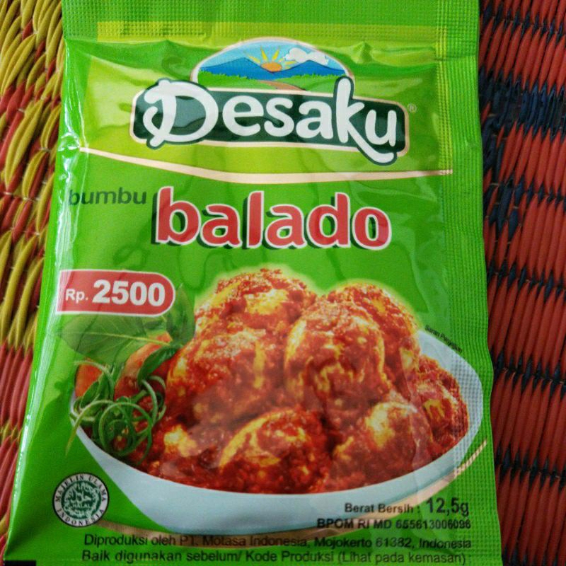 

isi lebih banyak Desaku Bumbu Balado 20gram