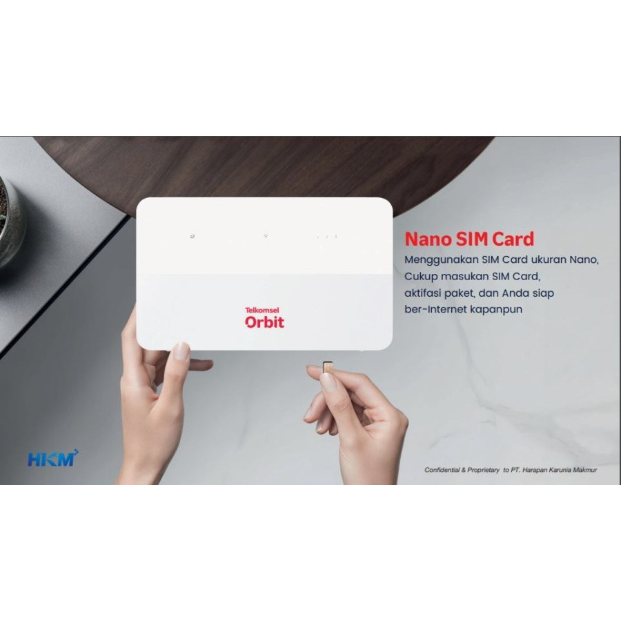 Modem Router Huawei B636 Telkomsel Orbit Max H2 Modem Wifi 4G Free Kuota - ORBIT MAX H2