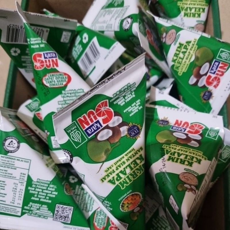 

Santan Kelapa siap pakai Sun Kara 65 ml