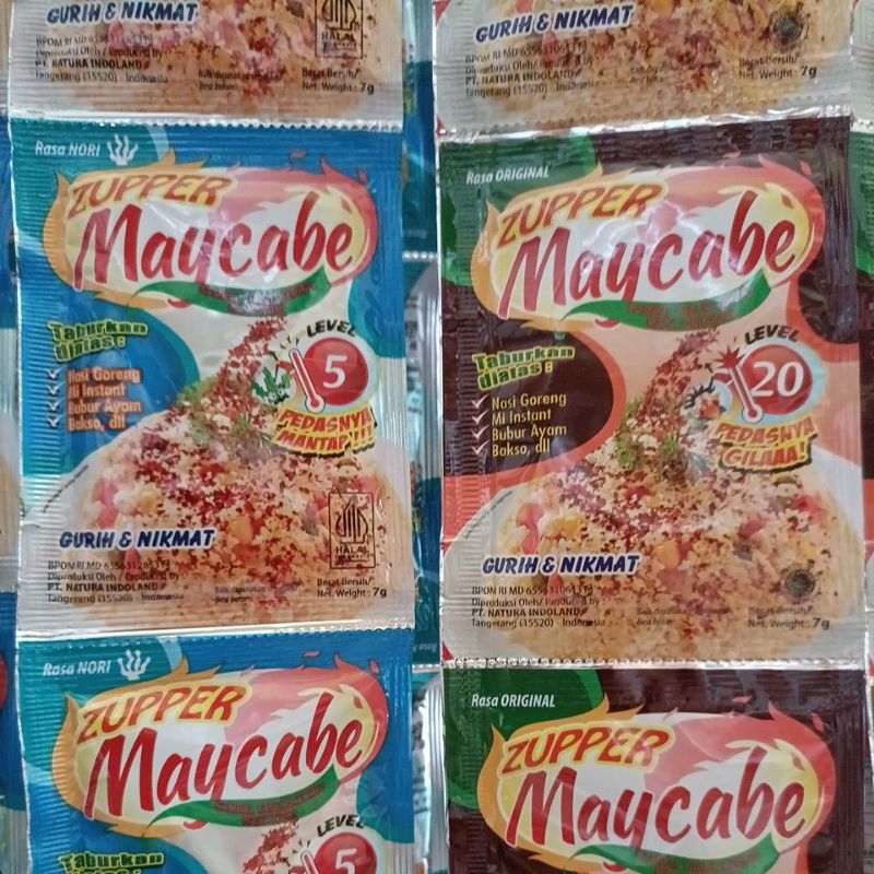 

cabai bubuk MAYCABE boncabe, CABE ISI 12
