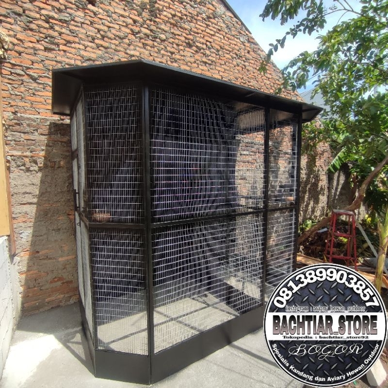 KANDANG AVIARI BURUNG OUTDOOR FULL KNOCDOWN