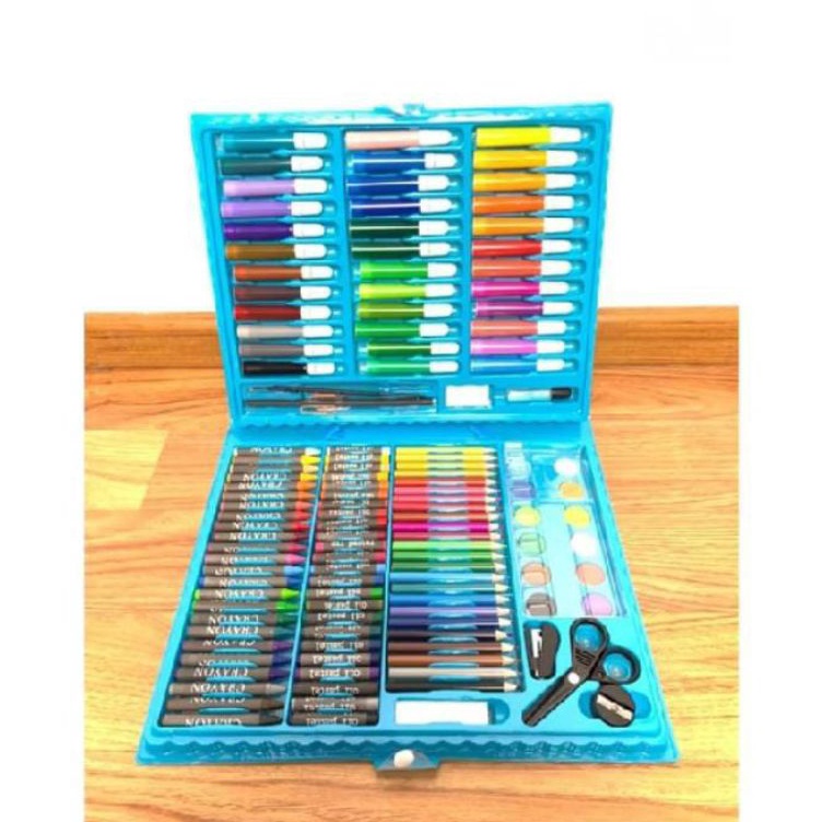 

Perlengkapan menggambar Krayon Anak Set Koper 15 in Crayon Full Alat Melukis Mewarnai Set KODE G5A6