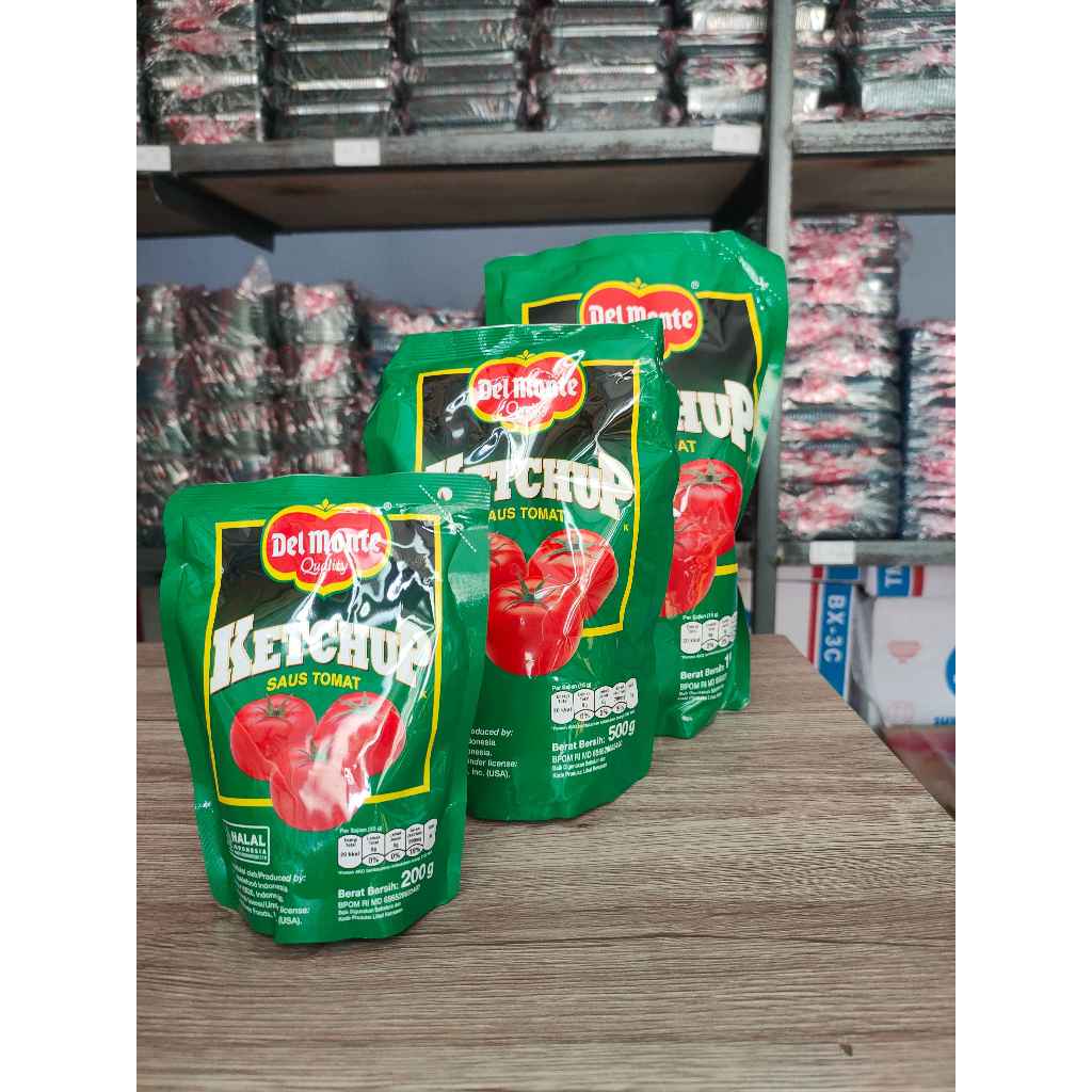 

DEL MONTE TOMAT | DELMONTE TOMATO SAUCE | SAUS TOMAT | SAOS TOMAT 200 GRAM | 500 GRAM | 1KG