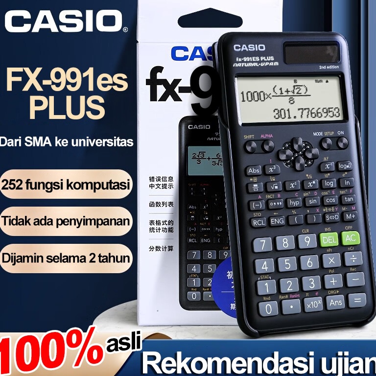 

Kalkulator Scientific Casio ilmiah FX991EX991ESPlus Kalkulator Casio Scientific Calculator Casio Scientific KODE I4X3
