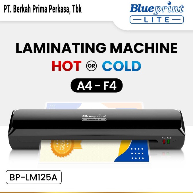 

Mesin Laminating BLUEPRINT LM125A Hot Cold Laminating Machine A4 F4 KODE Q6T4