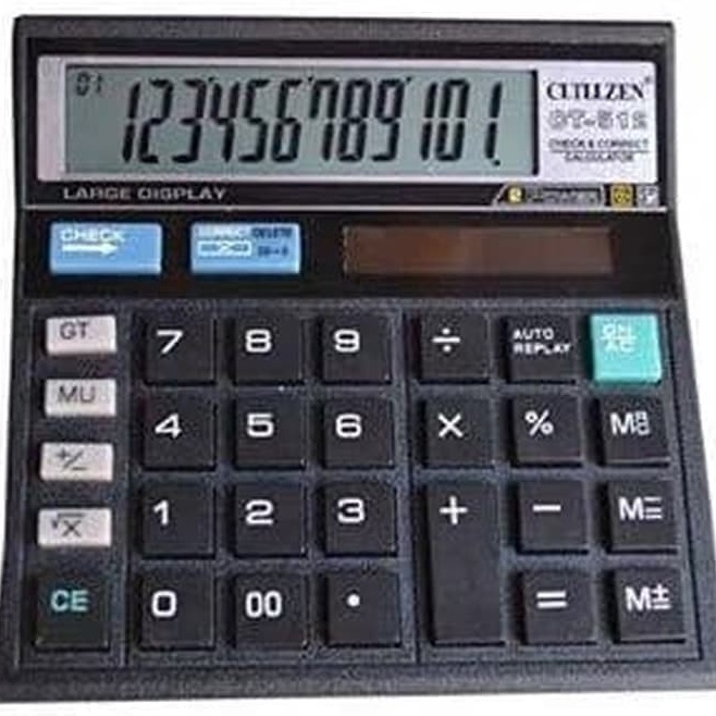

Kalkulator Calculator Citizen CT512 12Digit KODE T8L7
