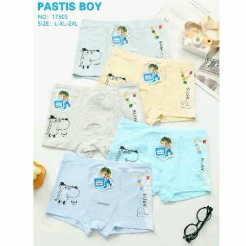 Boxer Anak Laki Laki Pastis