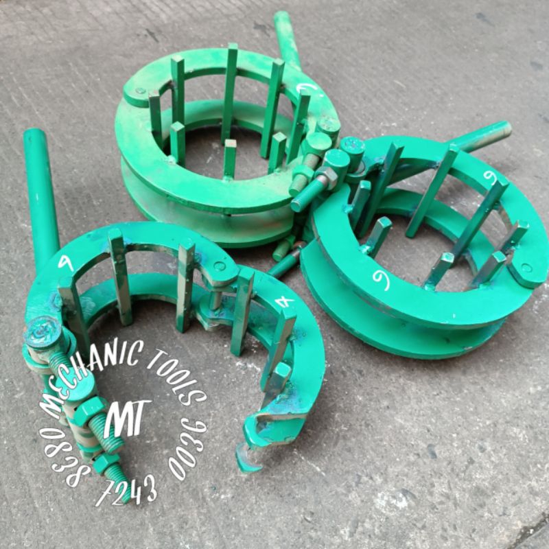 external clamp pipe pipa 3 inch alat prnjepit Las Pipa 3 inch