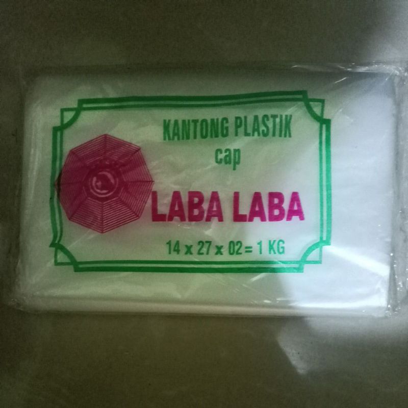 kantong plastik laba- laba 1kg