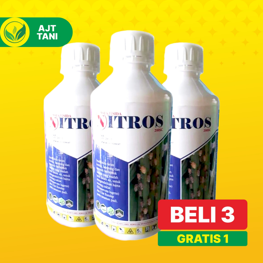INSEKTISIDA SISTEMIK NITROS 1L B.A Nitenpyram/PROMO/FUNGISIDA/ABACEL/FURADAN/AMISTARTOP/ANTRACOL/