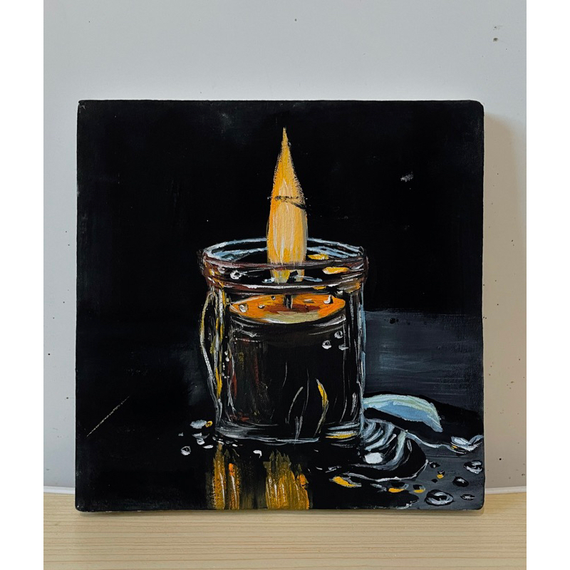 

Candle Canvas Painting 20x20cm