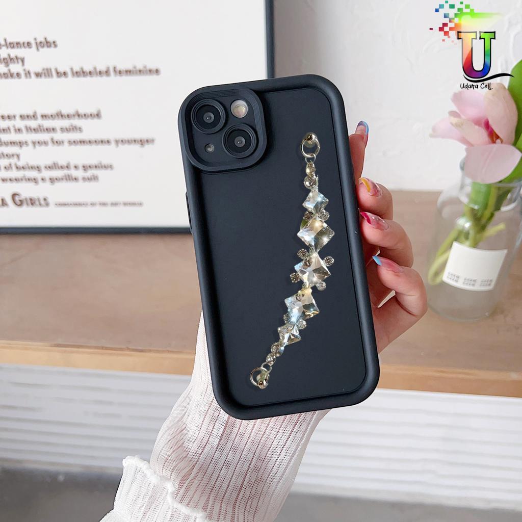 Gc97 Case Casing Silikon Matte Rose Diamond Handgrip - Casing Hp Compatible For Xiaomi Redmi 8 8a Pr