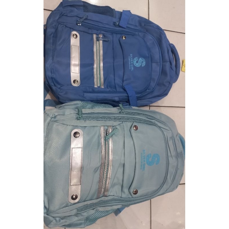 Ransel Sekolah Alto SilverGirls Original anti air dengan Rain cover