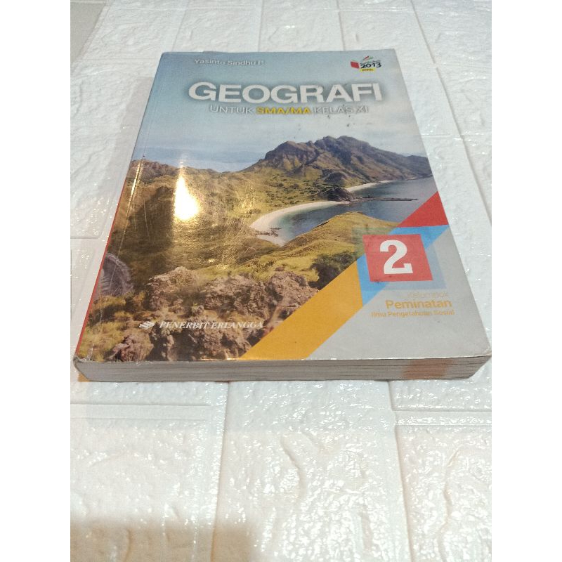 Buku Geografi untuk SMA kelas 11,Buku bekas original