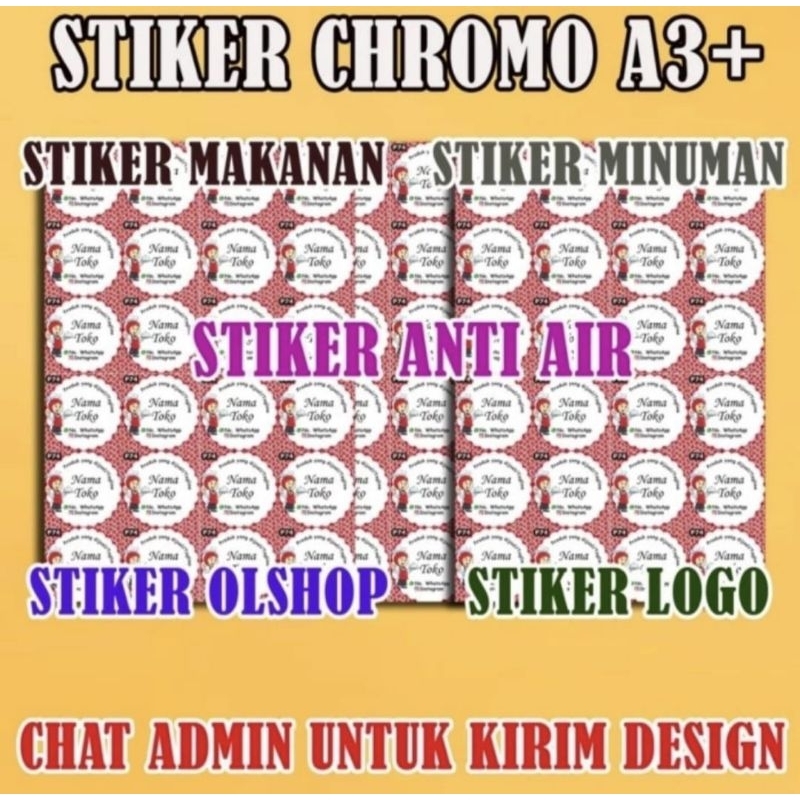 

STICKER LABEL MAKANAN