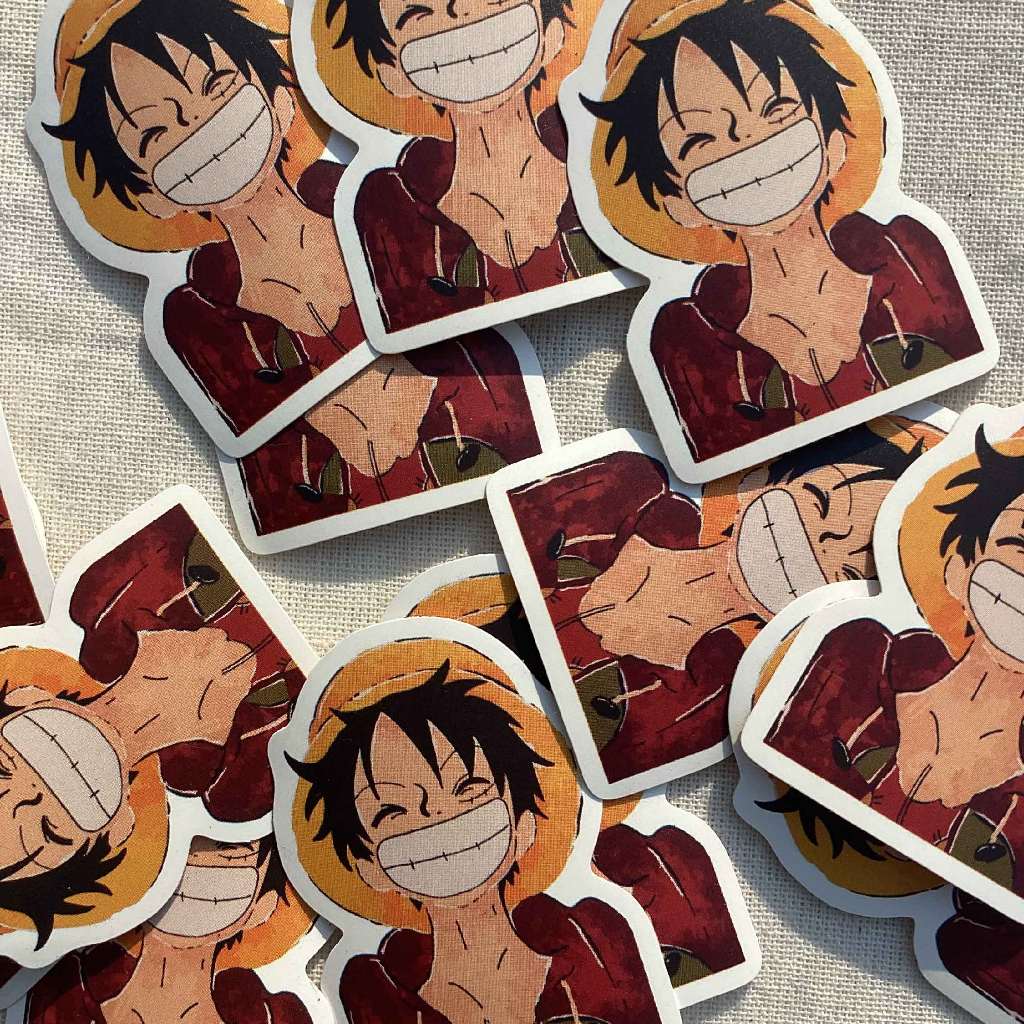 

3 Pcs 5k || Sticker One Piece Vnyil Laminasi Doff Waterproof Aesthetic by Artphylios