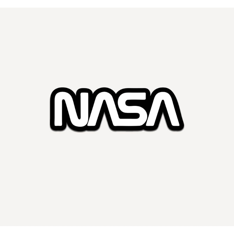 

Stiker Nasa Putih Vinyl Laminasi Glossy