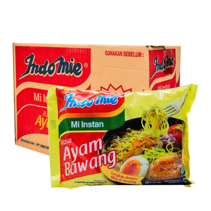 

Indomie Ayam Bawang 1 Dus isi 40pcs