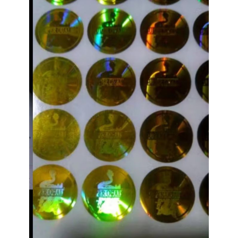 

stiker hologram original super quality Naga