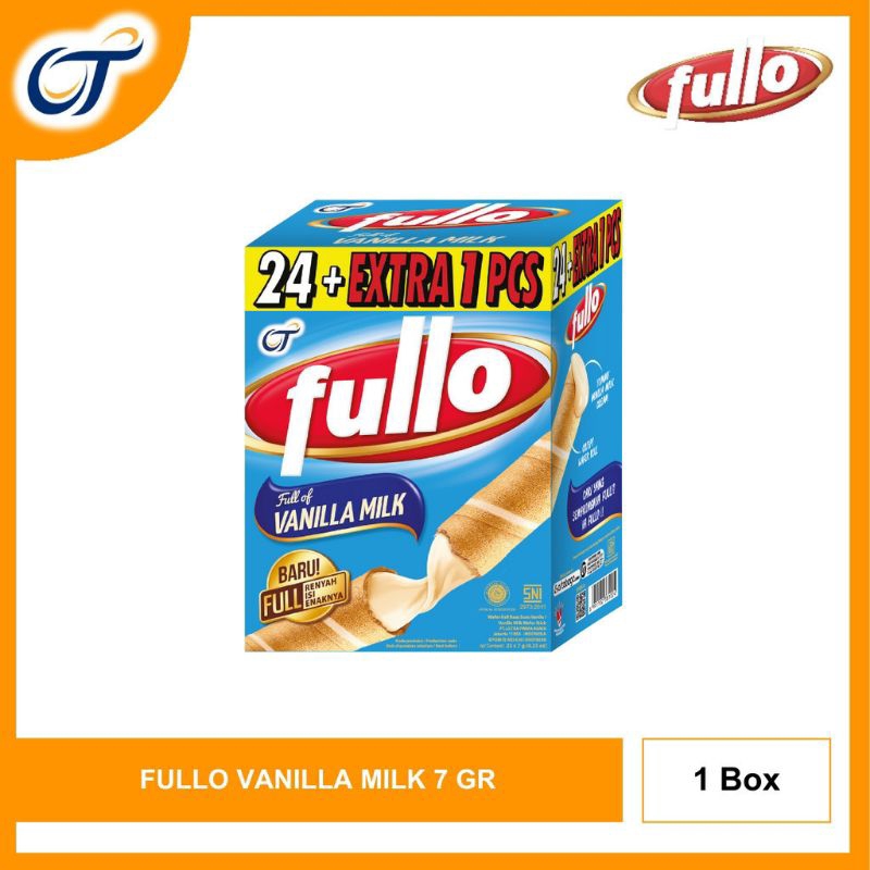 

Fullo VANILLA MILK 1 box isi 24 pcs + extra 1 pcs