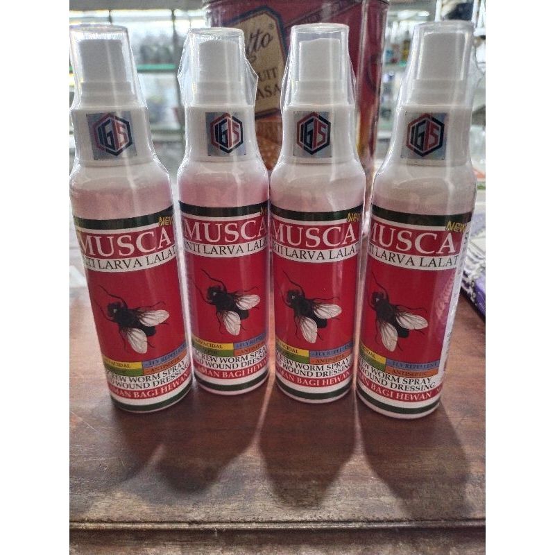 MUSCA OBAT ANTI LARVA DAN LALAT (MUSCA) UNTUK HEWAN TERNAK SAPI KAMBING DLL