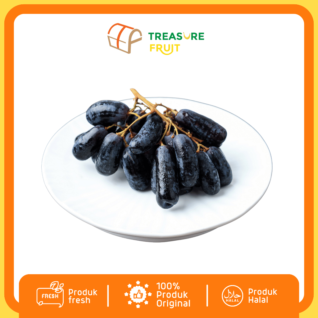 

BUAH ANGGUR SWEET SHAPPIRE Kualitas Premium I Treasure Fruit - Buah Sehat dan Segar