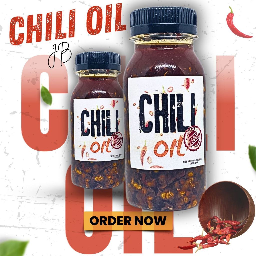 

Chili Oil Pedas Gurih Sambal Minyak Premium JB 200ml