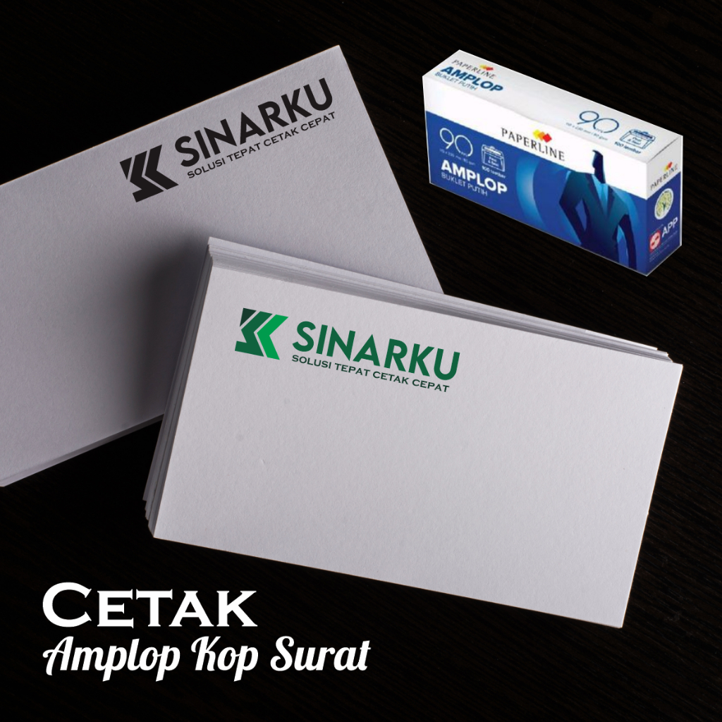 

CETAK AMPLOP KOP SURAT CUSTOM 11x23 CM FREE DESAIN