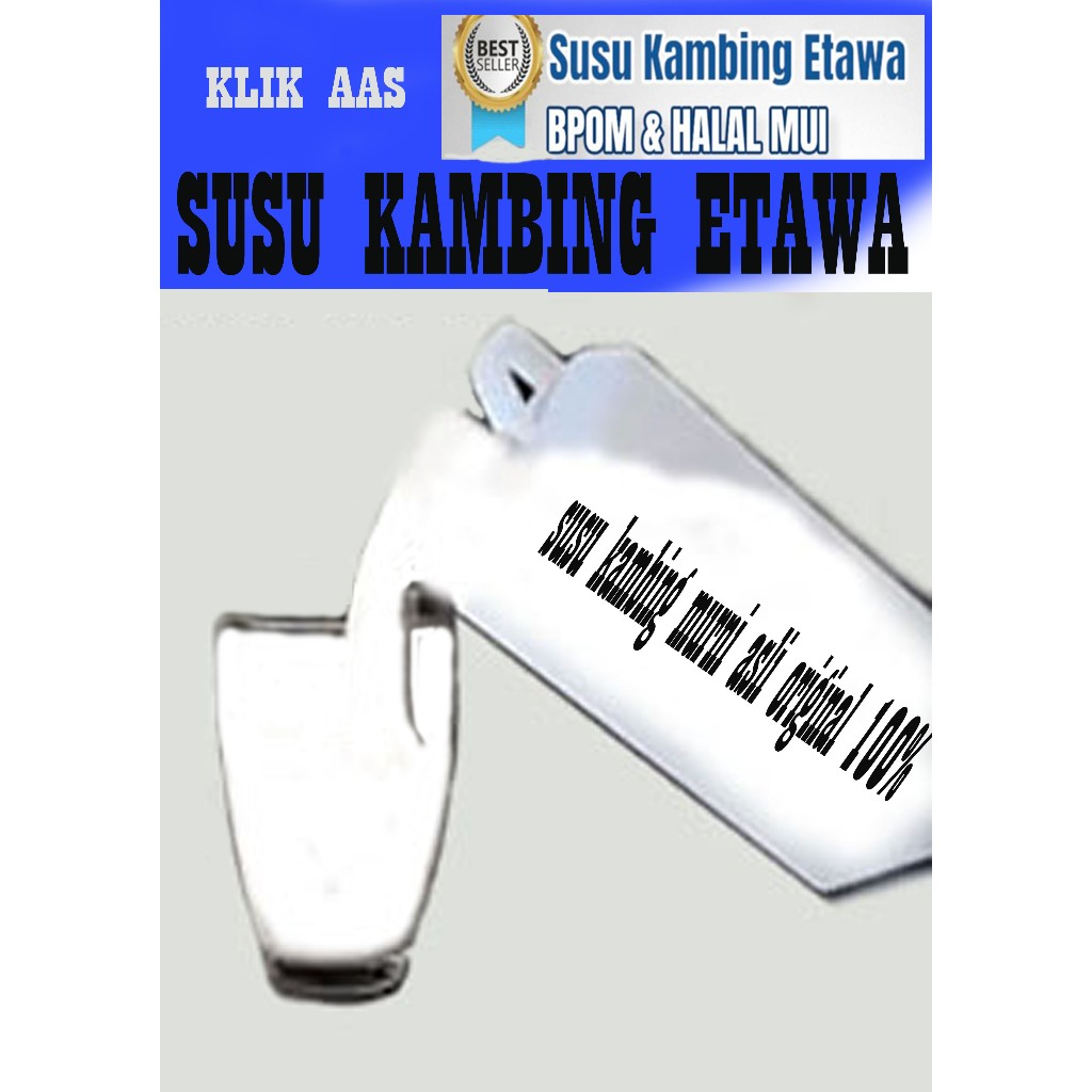 

Susu kambing murni asli etawa original 100%