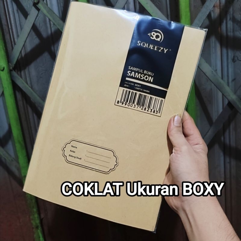 

1 Pak Sampul Buku Coklat NAMA Isi 20 Lembar ( 2 Ukuran )