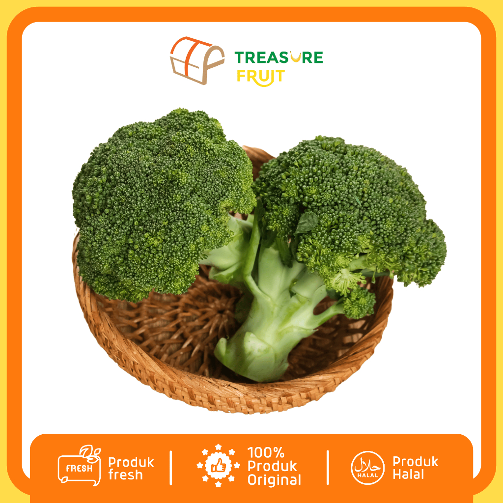 

BROKOLI Fresh Kualitas Premium I Treasure Fruit - Sayuran Sehat dan Segar