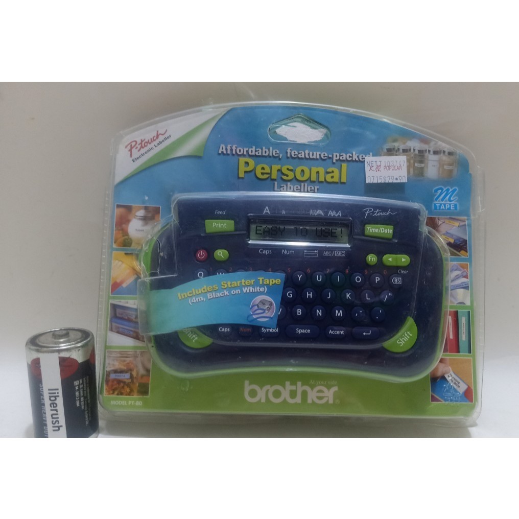 brother PT-80 p-touch label printer pt 80 p touch