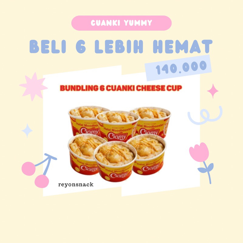 

CIOMY - Cuanki Yummy Ayam Keju Pedas Reguler Isi 6