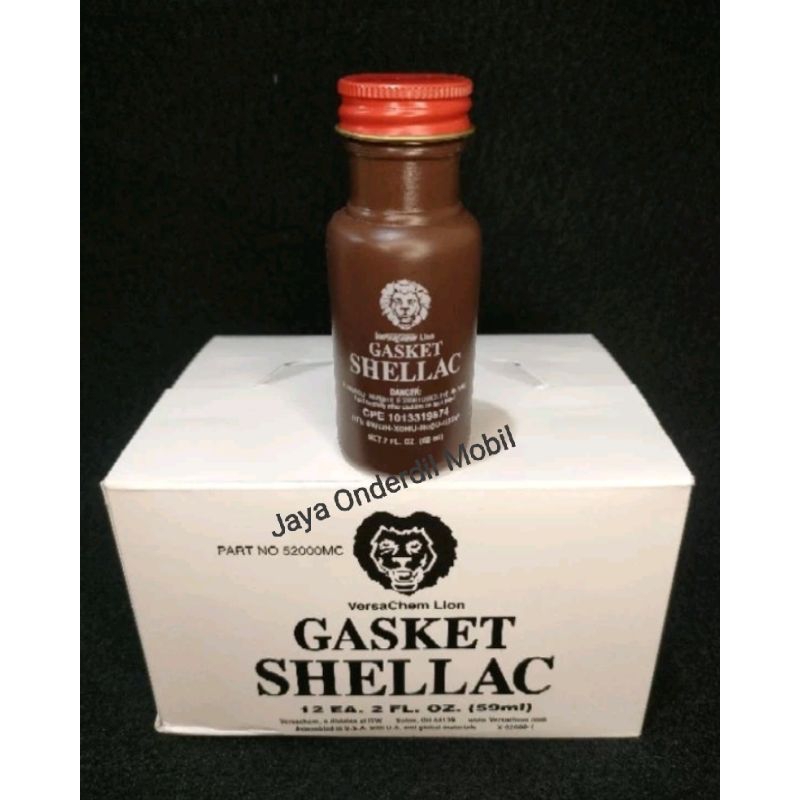 Lem gasket Shellac / Lem gasket cair Shellac Lion 59ml