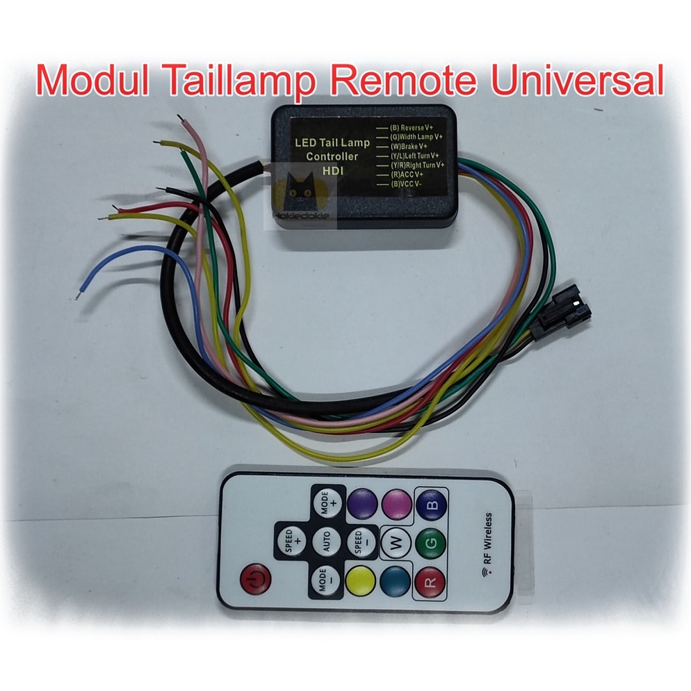 Muraaaahh Modul taillamp remote universal bagasi multi mode led RGB ws2811