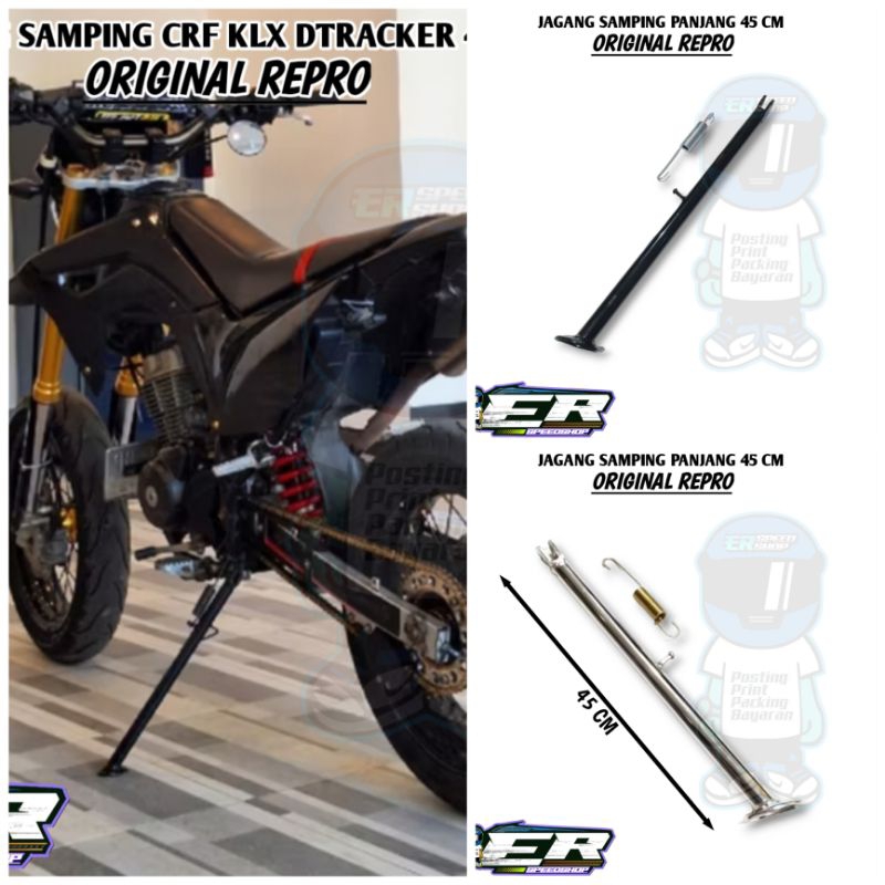 Jagang samping 45 cm CRF KLX D TRACKER TRAIL standar samping panjang 45 cm