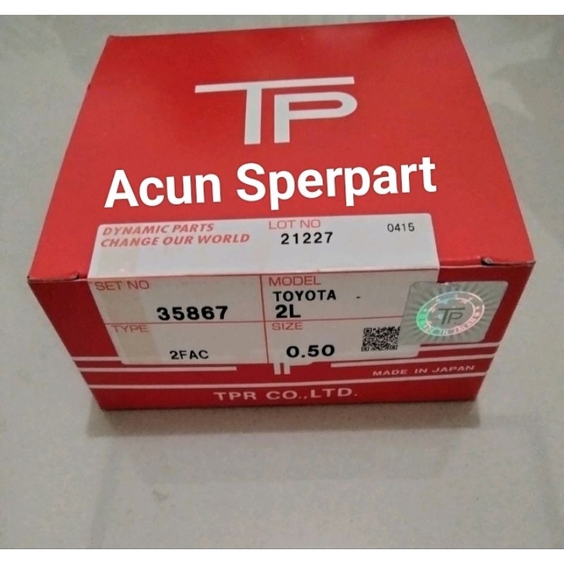 Ring Seher Toyota Kijang Diesel 2L TP Japan