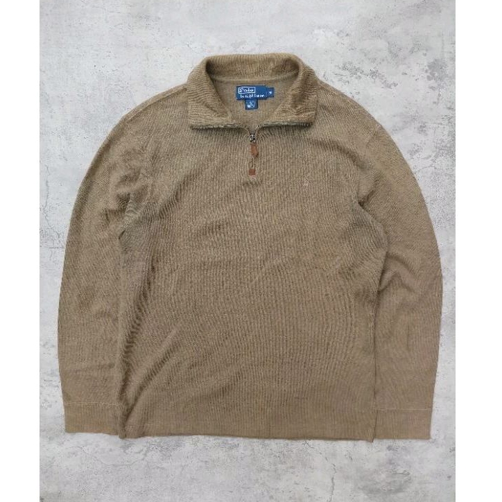 Halfzip polo ralph lauren | knitwear polo second | knitwear rajut sweater pria casual formal