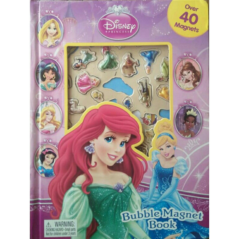 Disney Princess - 3 D Bubble Magnet Book < Phidal-Disney Enterprise, Inc, 2013.