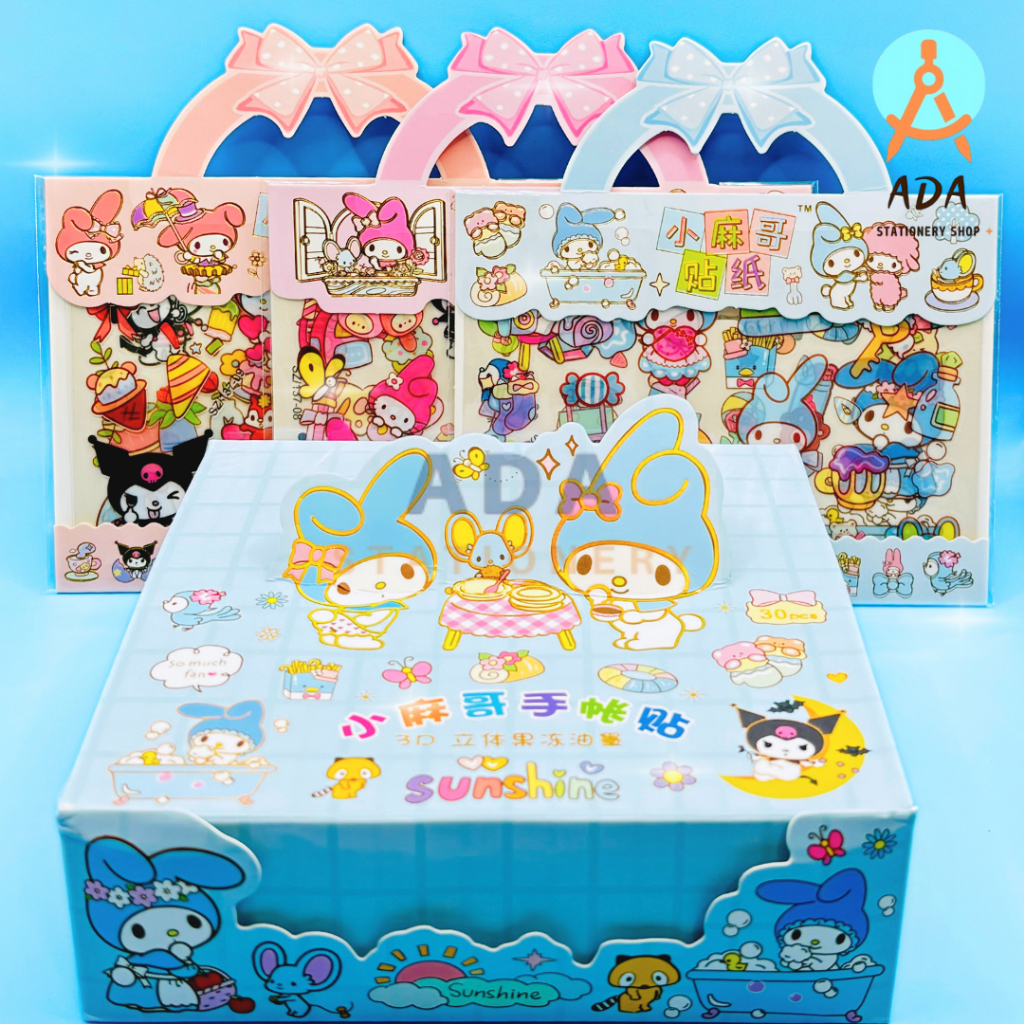 

(1SET 3LEMBAR) STICKER SZ-137 SANRIO /STIKER SANRIO/ STICKER KUROMI/ SANRIO/ KUROMI/MELODY