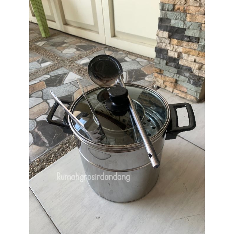 DANDANG BAKSO KACA MINI 20CM GROSIR MURAH