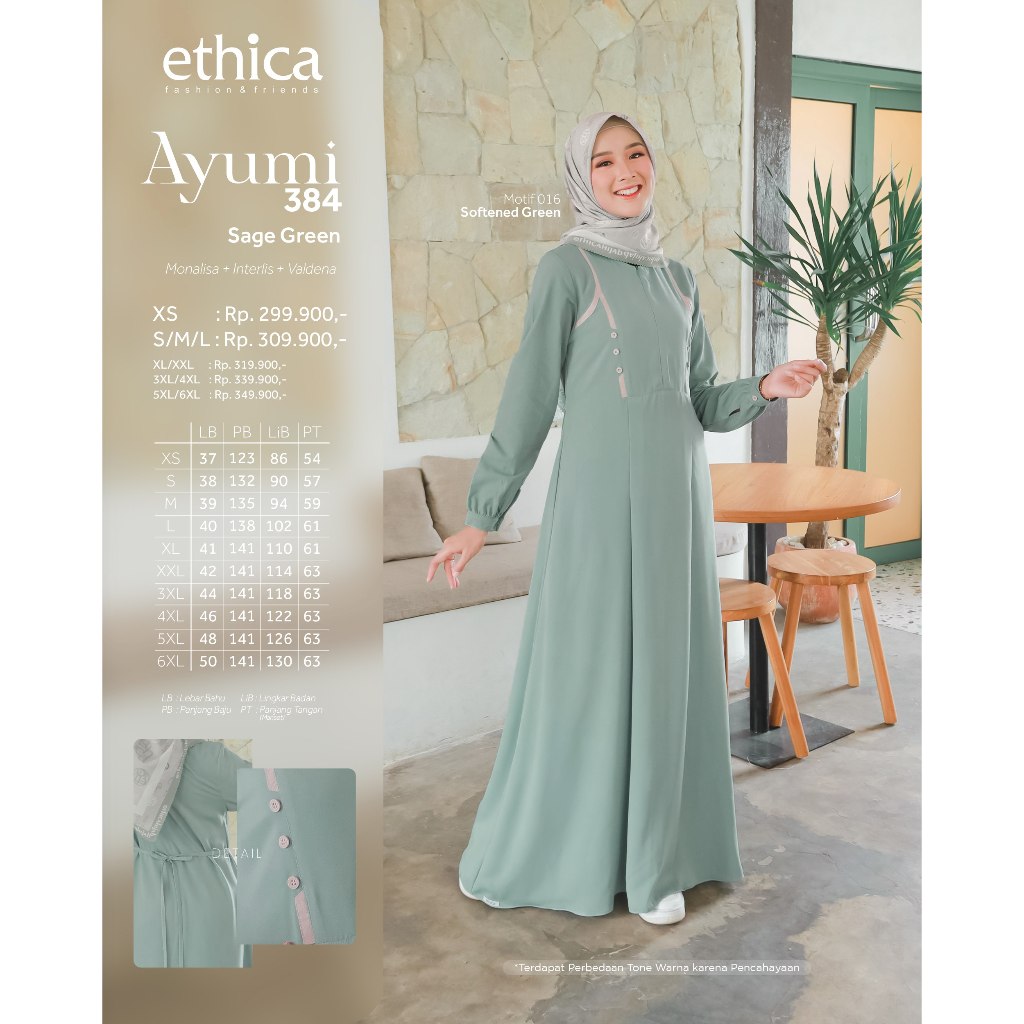 Gamis Daily Terbaru Ethica Ayumi 384